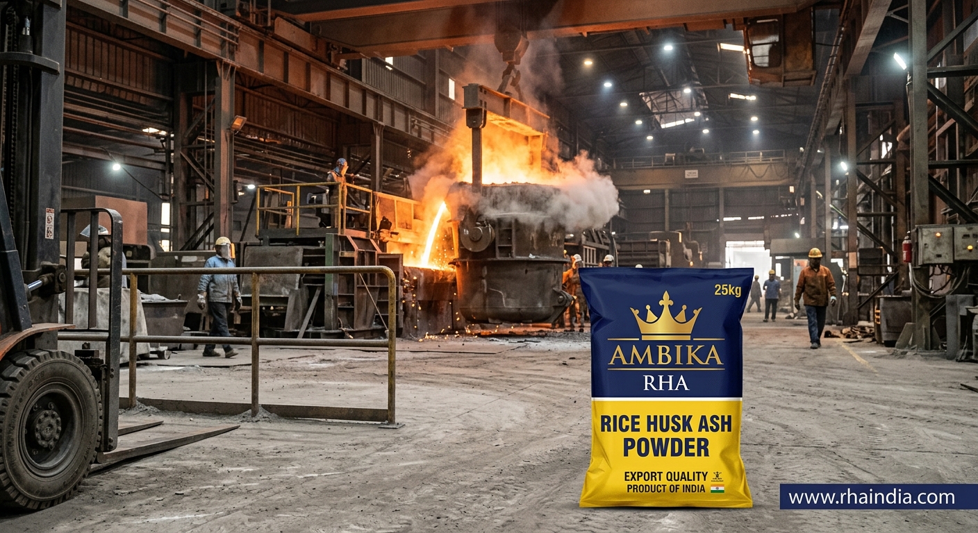 How to Reduce Radiation Heat Loss in Molten Steel Ladles Using Amorphous Silica - Ambika Biotech RHA India